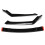 Front Bumper Lip Body Kit Spoiler Gloss Black 3