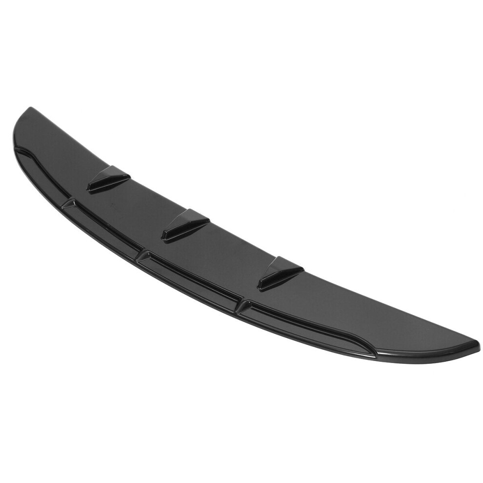 For Car Universal Glossy Front Bumper Lip Body Kit Spoiler Black 9078193208313