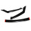 Front Bumper Lip Body Kit Spoiler Gloss Black 4