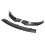 Carbon Black Front Bumper Lip Body Protector Kit Spoiler 3