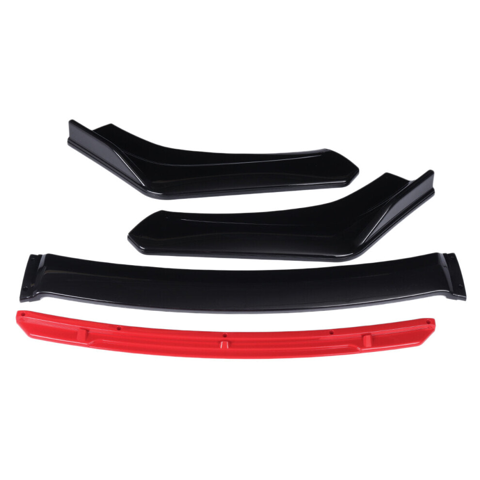 4Pcs Front Lip Chin Bumper Spoilers Lower Splitters Body Kits For Car Universal 9078193208955