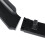 3Pcs Matte Black Front Bumper Lip Body Kit Spoiler 6