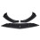 3Pcs Matte Black Car Front Bumper Splitter Lip Diffuser Body Kit Spoiler Guard Protection 4