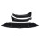 3Pcs Matte Black Car Front Bumper Splitter Lip Diffuser Body Kit Spoiler Guard Protection 3