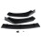 3PCS Carbon Fiber Style Front Bumper Spoiler Lip Cover Trim Protector 3