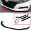 3PCS Designed Front Bumper Lip Splitter Lower Chin Car Spoilers 1