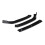 3PCS Designed Front Bumper Lip Splitter Lower Chin Car Spoilers 4