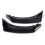 3Pcs Carbon Fiber Look Car Front Bumper Splitter Lip Diffuser Body Kit Spoiler Guard Protection 4