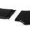 3PCS Glossy Black Front Bumper Lip Spoiler Splitter Cover Trim Body Kit 7