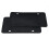 2X Silicone License Plate Frame Cover Rust-Proof W/ Screw Caps For Front & Rear 7