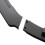 3PCS Glossy Black Front Bumper Lip Spoiler Splitter Cover Trim Body Kit 8