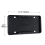 2X Silicone License Plate Frame Cover Rust-Proof W/ Screw Caps For Front & Rear 5