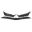 3Pcs Carbon Fiber Look Front Bumper Lip Spoiler 3