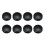 2X Silicone License Plate Frame Cover Rust-Proof W/ Screw Caps For Front & Rear 3