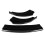 3X Gloss Black Front Bumper Lip Spoiler Splitter Protector 1
