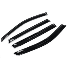 4Pcs Plastic Exterior Visor Vent For TOYOTA RAV4 2019-2020 Shades Window Sun Rain Guard Deflector