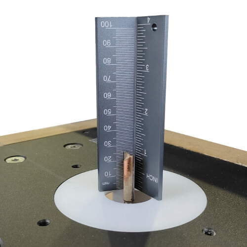 0-100 Mm/0-4" Drill Stop Gauge Depth Measure Ruler Installation Auxiliary Tools 2