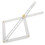(Standard) 360 Multi-function Diagonal Ruler Protractor Thickened Doors And Windows Trimming 3