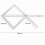(Standard) 360 Multi-function Diagonal Ruler Protractor Thickened Doors And Windows Trimming 6