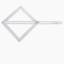 (Standard) 360 Multi-function Diagonal Ruler Protractor Thickened Doors And Windows Trimming