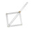 (Standard) 360 Multi-function Diagonal Ruler Protractor Thickened Doors And Windows Trimming 2