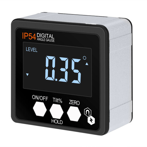 4*90 Updated Precision Digital Protractor Inclinometer Level Box Digital Angle Finder Bevel Box With Magnet Base 1