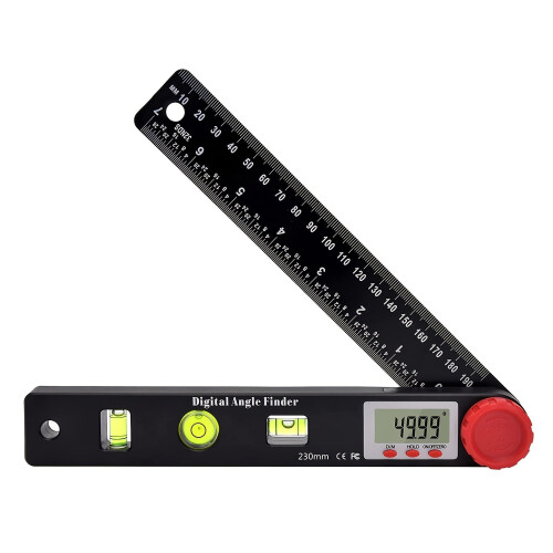 4 In 1 Digital Protractor With Horizontal Vertical & Circular Level 1