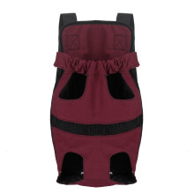 (Red) Mesh Canvas Pet Dog Carrier Pet Backapck Breathable Camouflag Pet Bags