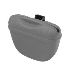 (Grey) Pet Treat Training Bag Outdoor Feed Storage Pouch Food Reward Waist Bags Portable Pet Dog Training Bag