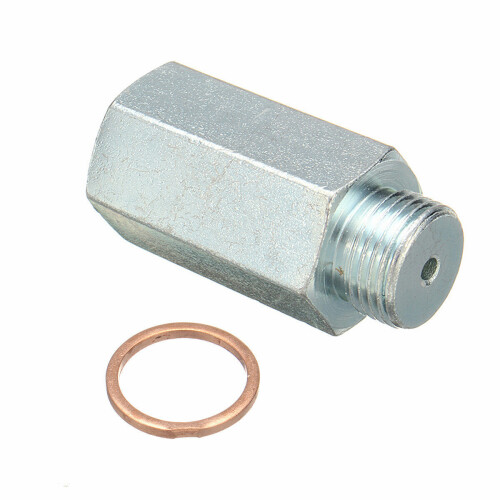 M18x1.5 Galvanized Oxygen Sensor Extender Lambda Simulator Eliminator Katalysator 1