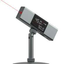 (With Bracket) 2 In 1 Dual Laser Protractor Digital Level Ruler Rechargeable 360 Arbitrary Angle Cast Line Measurement
