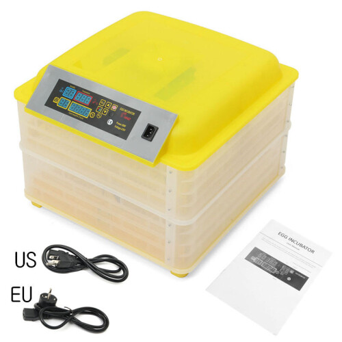 (US) Digital Automatic 112 Eggs Incubator Egg Hatching Machine Incubator US EU Plug Chicken Bird 1