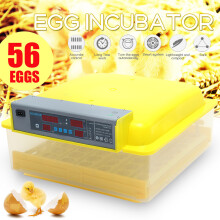 (EU) 56 Automatic Egg Incubator Digital Hatching Poultry Chicken Temperature Control US/EU/UK Plug