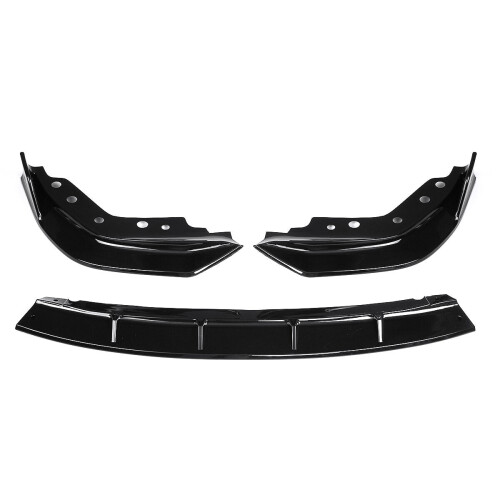 Front Bumper Lip Spoiler Splitter Golss Black For BMW 3 Series