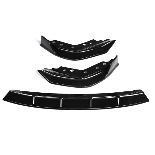 Front Bumper Lip Spoiler Splitter Golss Black For BMW 3 Series 2