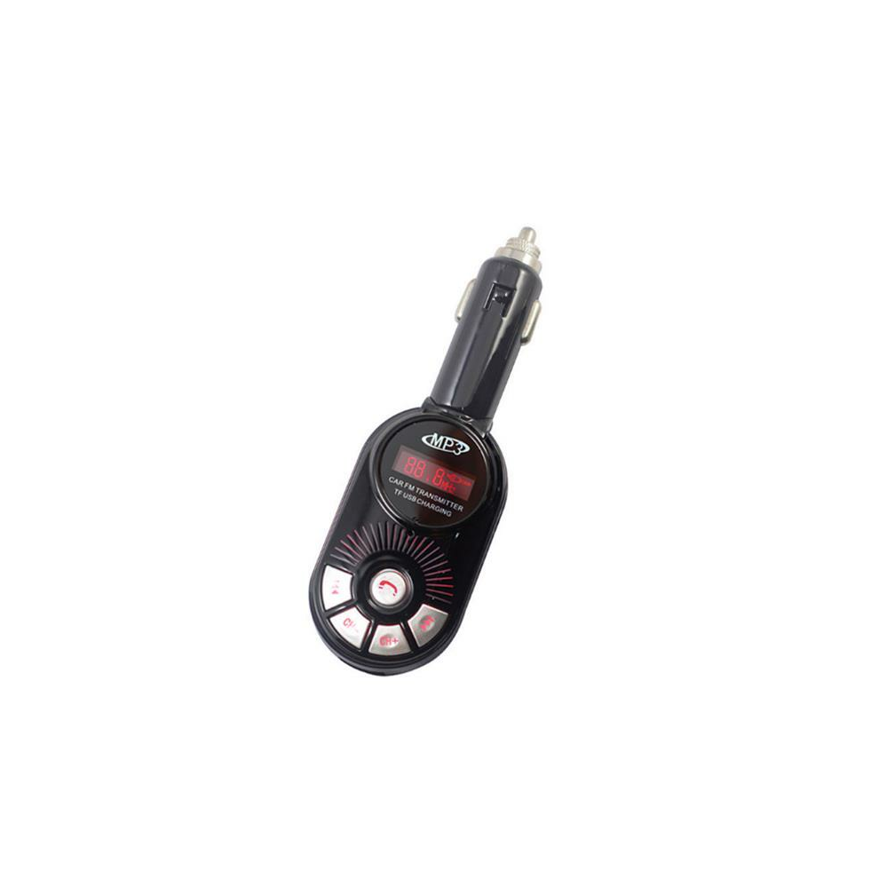 (Red) Wireless Bluetooth Car Kit Mp3 Player Fm Transmitter Sd Tf Dual Usb Charging Red 4250937591850