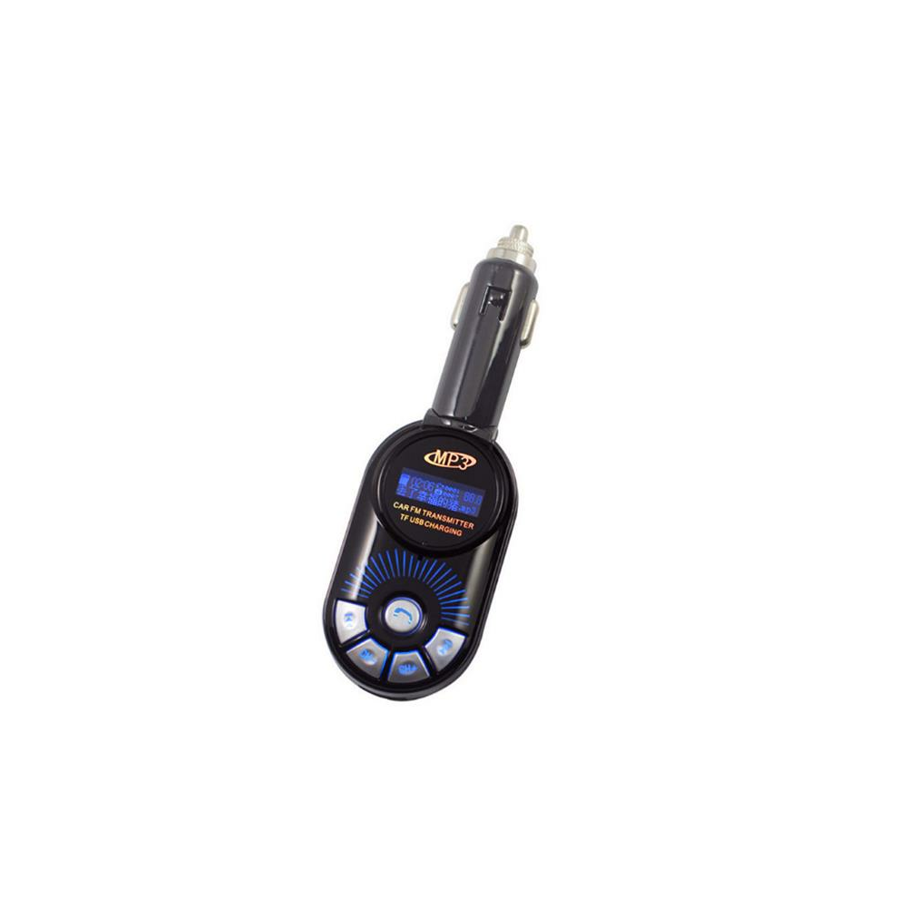 (Blue) Wireless Tooth Car Kit Mp3 Player Fm Transmitter Sd Tf Dual Usb Charging Blue 4250937591867
