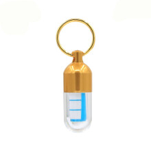 (Yellow) Pet ID Tag Capsule Pendant for Dog Cat Dogs Cat ID Tags Pet Collar Pendant For Puppy Pet Toys