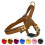 (Yellow, L/XL) Dog Harness with Traffic Control Handle Belly Protector Reflective Padded Collar 6