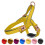 (Yellow, L/XL) Dog Harness with Traffic Control Handle Belly Protector Reflective Padded Collar 1