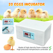 20 Egg Automatic Digital Incubator Chicken Poultry Hatcher Temperature Control
