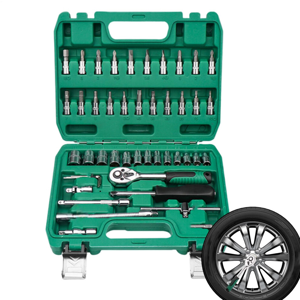 Ratchet Screwdriver Set, High-Strength Automotive Socket Set, Ergonomic Ratchet Tool Set For Car Electrical Repair 6947110890456