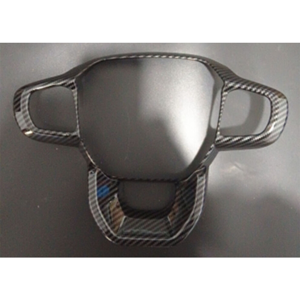 (Carbon Fiber) For Ford Ranger 2023 2024 Car Accessories Carbon Fiber Steering Wheel Strip Cover Trim  Auto Parts  Protector Sticker-image-OPC-PJFDNVN-NEW