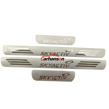 (silver) For Mazda 6 Atenza Car Styling Sticker Stainless Steel Door Sill Strip Accessories Scuff Plate Pedal 2020 2016 2017 2018 2019