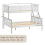Vida Designs (White) Milan Triple Bunk Bed - Single Double Detachable 8