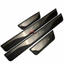 (silver) Car For MG ZS EV EZS ZST 2020 2021 Door Sill Cover Scuff Plate Guard Trim Auto Protector Strip Stickers Accessories 2023 2024