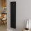 AICA (Double 1600x354mm, Black) Designer Oval Column Radiator Central Heating 1