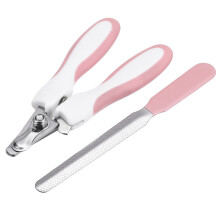 (Pink) Pet Hair Brush Remover Dog Cat Comb Needle Reduce Grooming Bath Deshedding Tool
