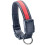 (Red S) Solar Power USB Charging Electronic LED Flashing Light Safe Nylon Dog Pet Collar for Different 2