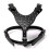 (Grey) Leather Dog Harness Collar Leash Set Spiked Studded Staffy for Pet Security 10